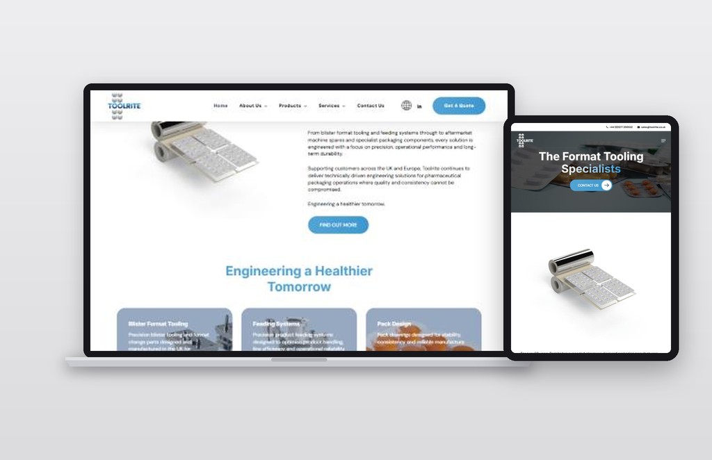 Toolrite website by Safetech